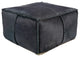 Surya Ranger Ii Black Pouf 13"H X 22"W X 22"D