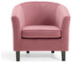Armchair Accent Chair, Velvet, Pink, Modern, Living Lounge Hotel Hospitality