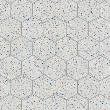 Venice Hex Colors Light Porcelain Floor and Wall Tile