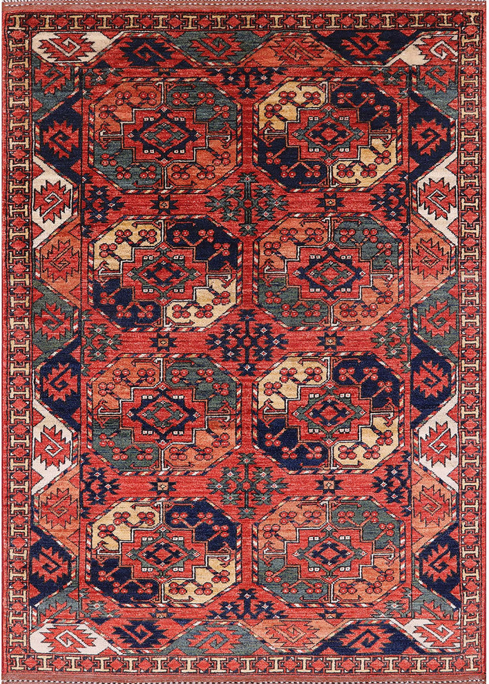 Ahgly Company Indoor Rectangle Mid-Century Modern Area Rugs, 7' x 10'