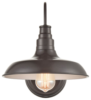 1 Light 11 in. Powder Coat Bronze Outdoor