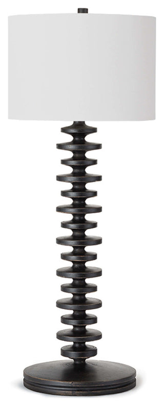 Fishbone Buffet Table Lamp (Ebony)