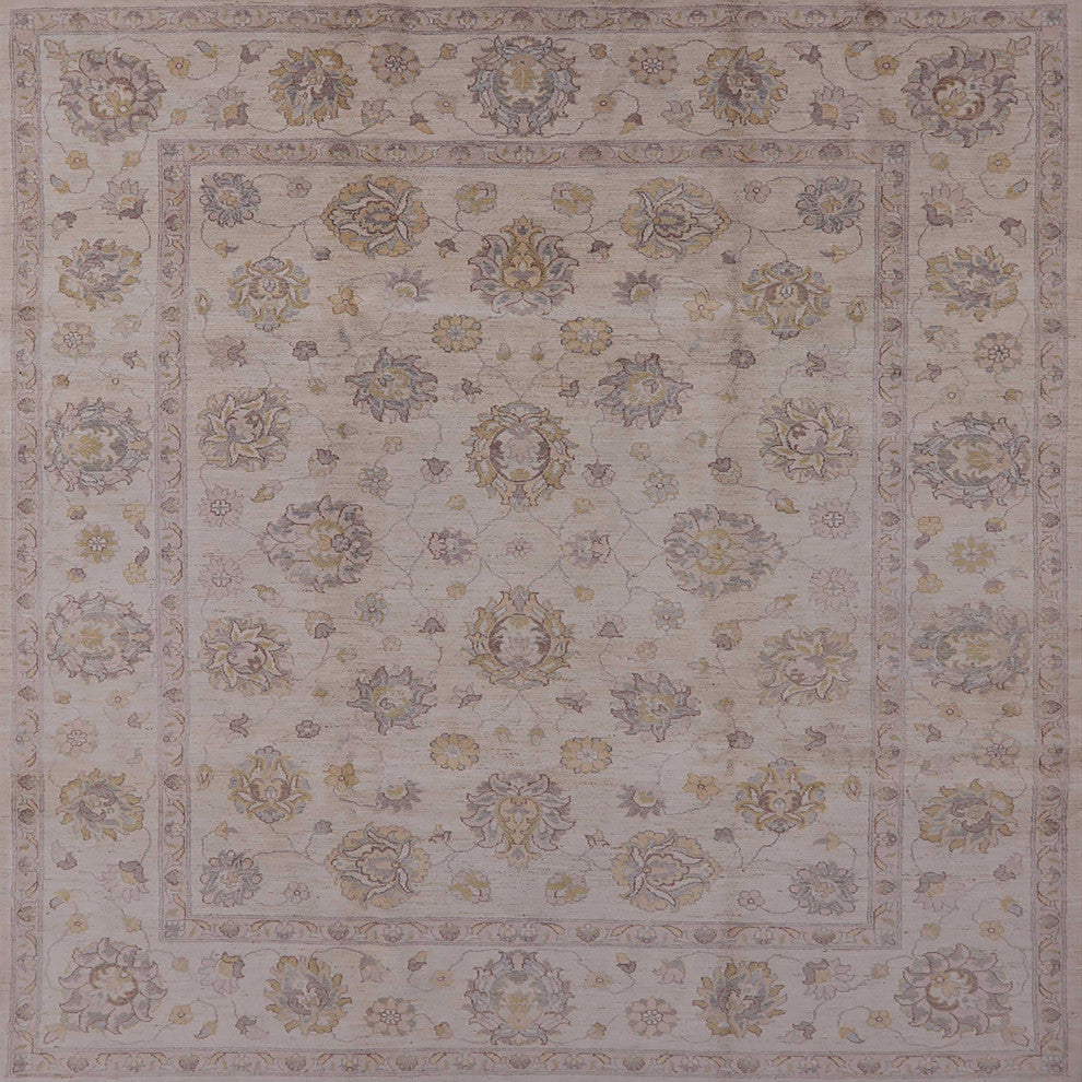 Ahgly Company Indoor Square Mid-Century Modern Area Rugs, 3' Square