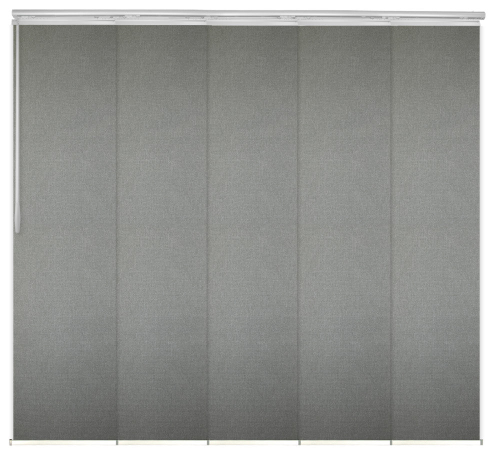 Lucienne 5-Panel Track Extendable Vertical Blinds 58-110"W