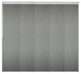 Lucienne 5-Panel Track Extendable Vertical Blinds 58-110"W