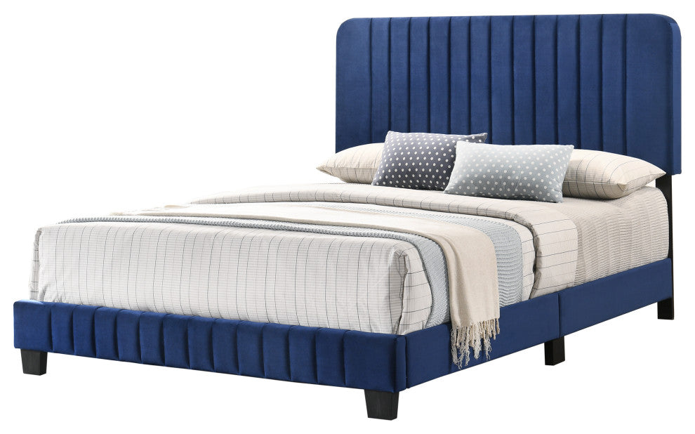 Lodi Bed, Navy Blue, King