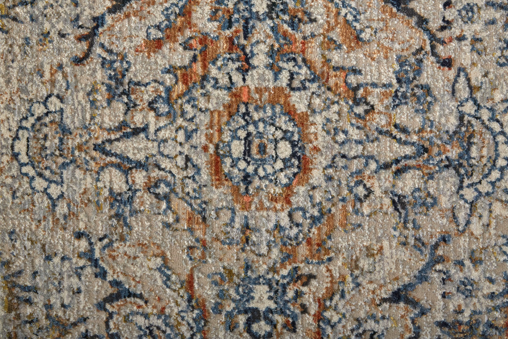 Weave & Wander Frencess Rug, Cotton/Silver, 9'-8" x 12'-8" Rug