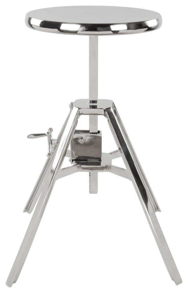 Accent Chair, Aluminum, Metal, Silver, Industrial Craftman Lounge Hospitality