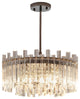 Vicosoprano | Drum Chrome Crystal Chandelier for Living Room