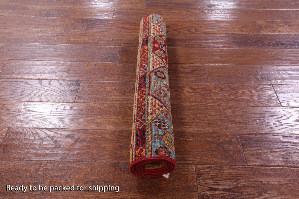 2' 7" X 4' 0" Persian Gabbeh Tribal Handmade Wool Rug Q10840