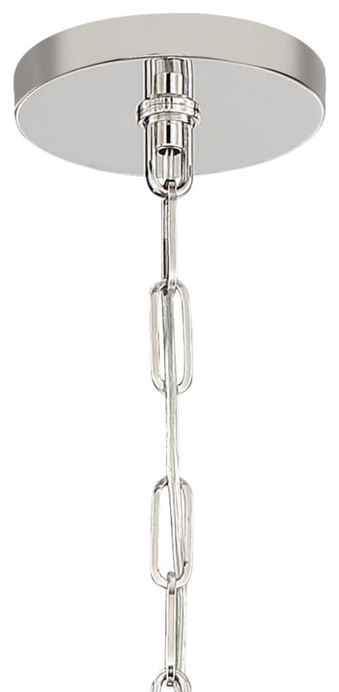 Crystorama Lighting Group 2247 Sylvan 5 Light 23"W Globe - Polished Nickel