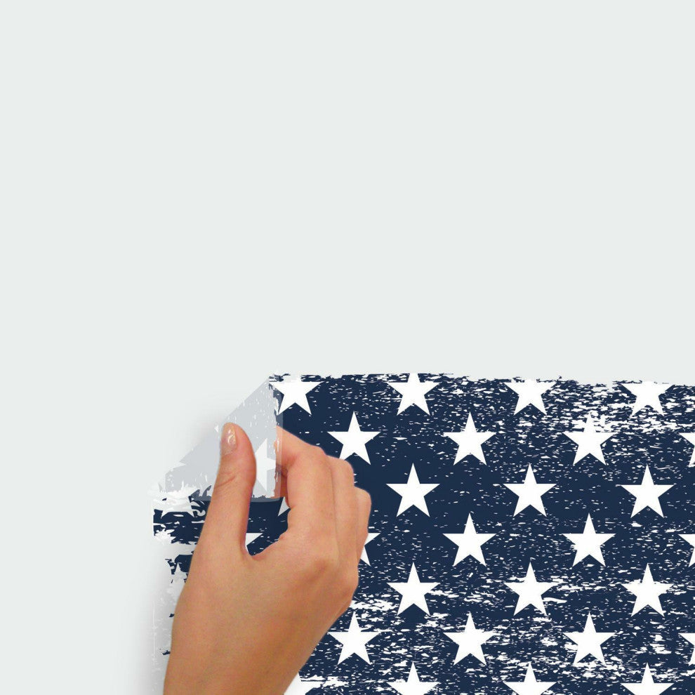 Distressed American Flag Giant Peel And Stick Wall Decals