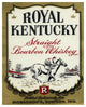 "Royal Kentucky Straight Bourbon Whiskey" Print by Vintage Booze Labels, 37"x46"