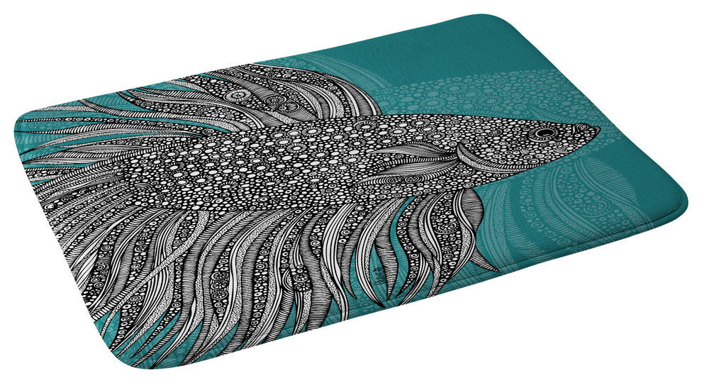Valentina Ramos Beta Fish Memory Foam Bath Mat