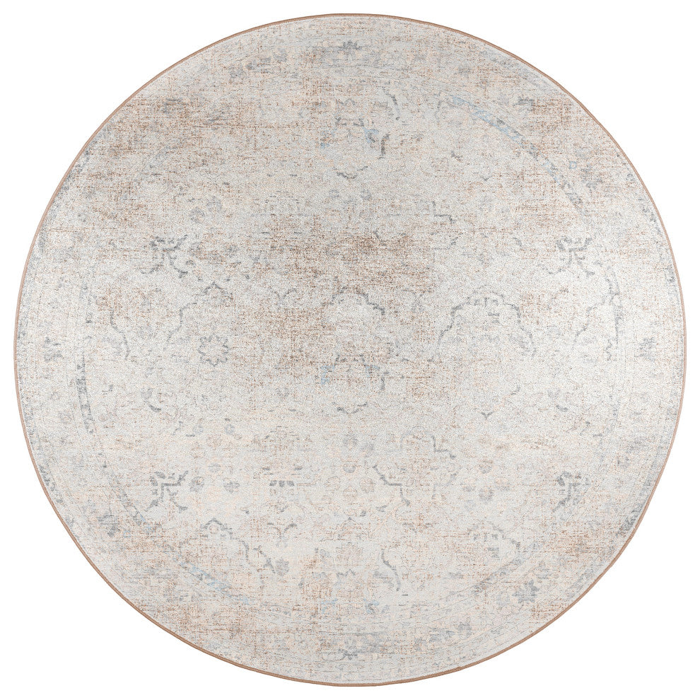 Jericho JC3 Pearl 6' x 6' Round Rug