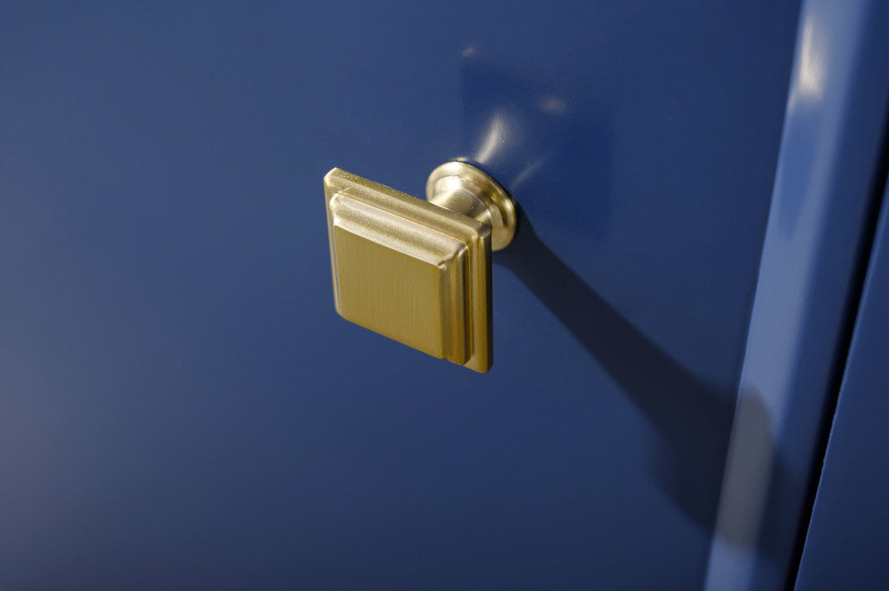 36" Single Sink Vanity Cabinet, Blue