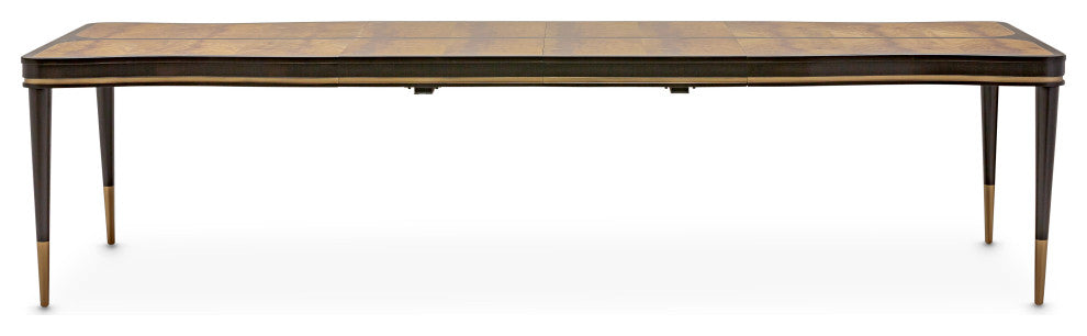 Malibu Crest Rectangular Dining Table - Crotch Mahogany