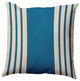 18"x18" Stripe Decorative Throw Pillow, Autumn Blue