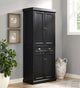 Seaside Kitchen Pantry, Distressed Black Finish