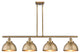 Ballston Urban Island Light, Brushed Brass, LED