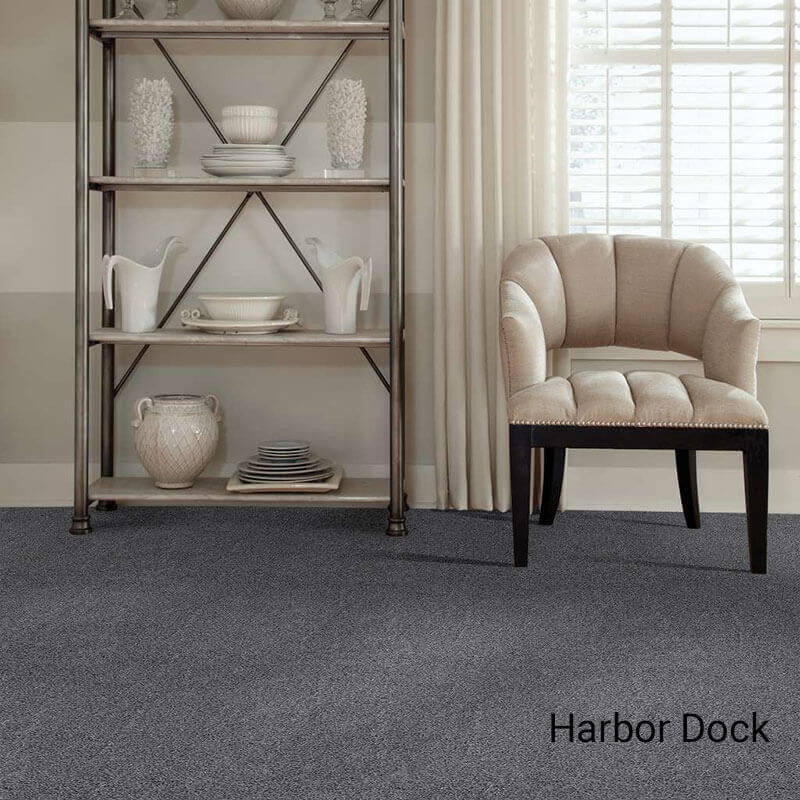 Quiet Sanctuary Shag Area Rug Collection, Harbor Dock, 4x4