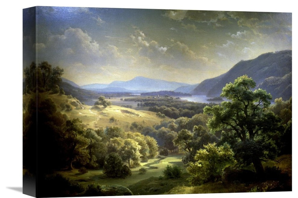 "Summer Landscape" Stretched Canvas Giclee by Paul Weber, 16"x12"
