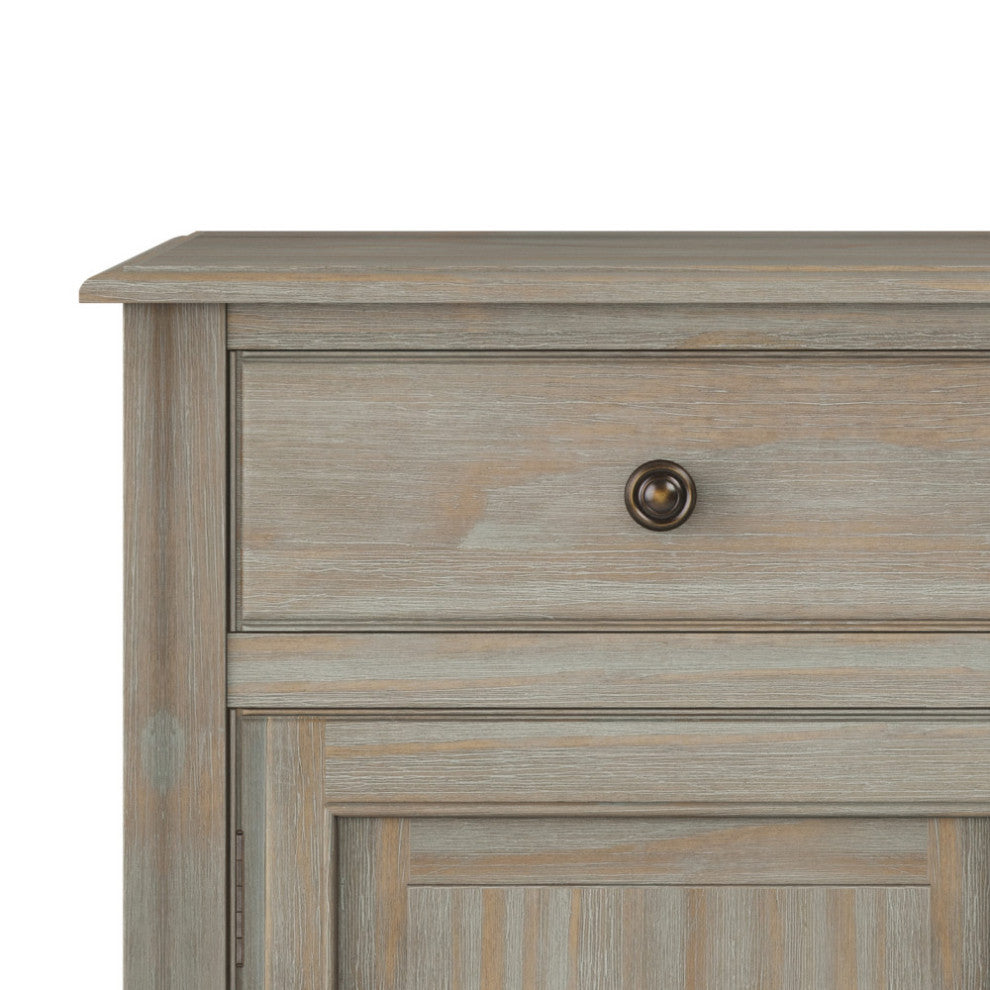 Connaught Entryway Storage Cabinet, Distressed Gray