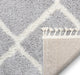 Well Woven Cabana Moroccan Trellis Shag Celosia 7''10"x10''6" Grey Area Rug