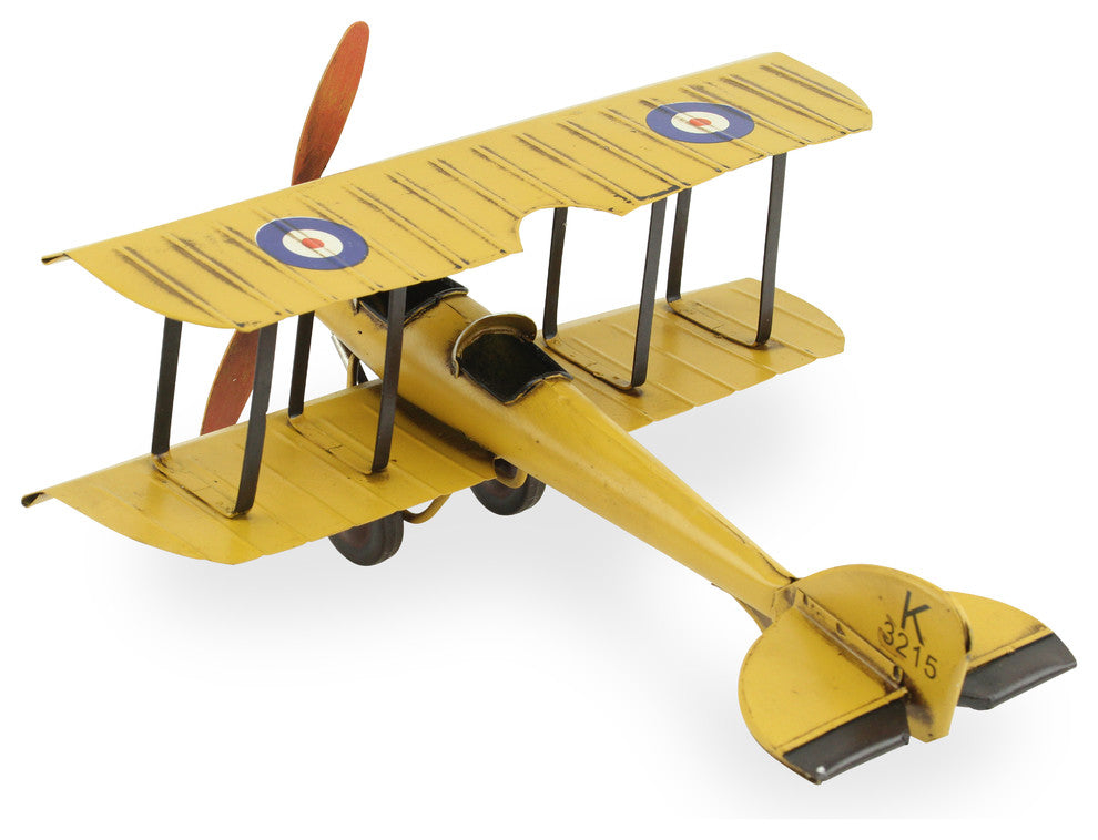 Mini British Avro Tutor Biplane Circa 1935