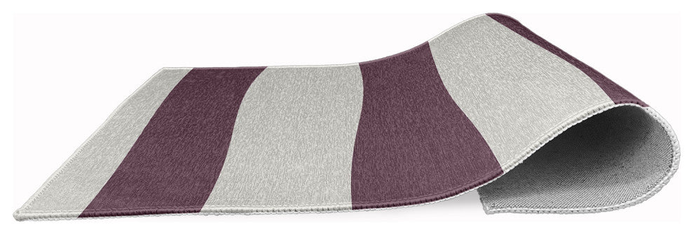 Graduated Stripe Chenille Rug