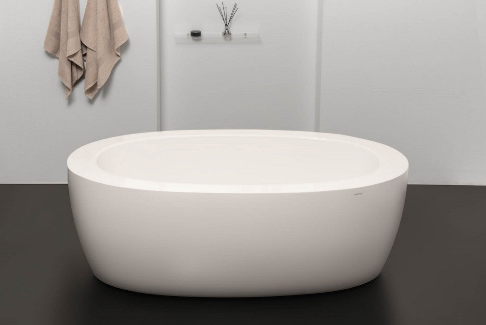 Aquatica PureScape 174B Freestanding Acrylic Bathtub, White