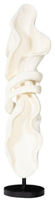 Cast Dancing Sculpture, Pirouette, Faux Bleached