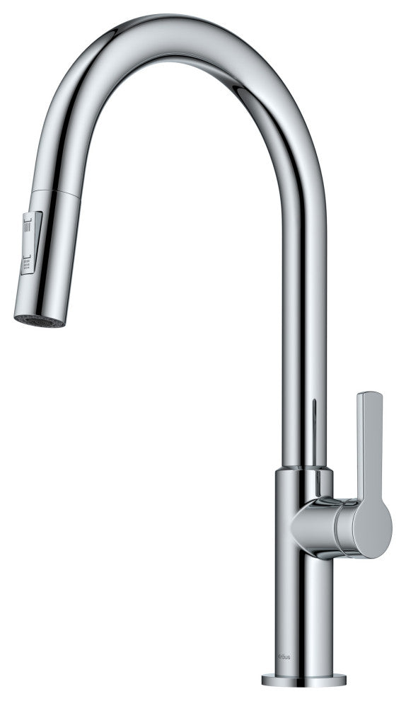 Oletto Pull-Down 1-Hole Kitchen Faucet, Chrome, Model Kpf-2820ch