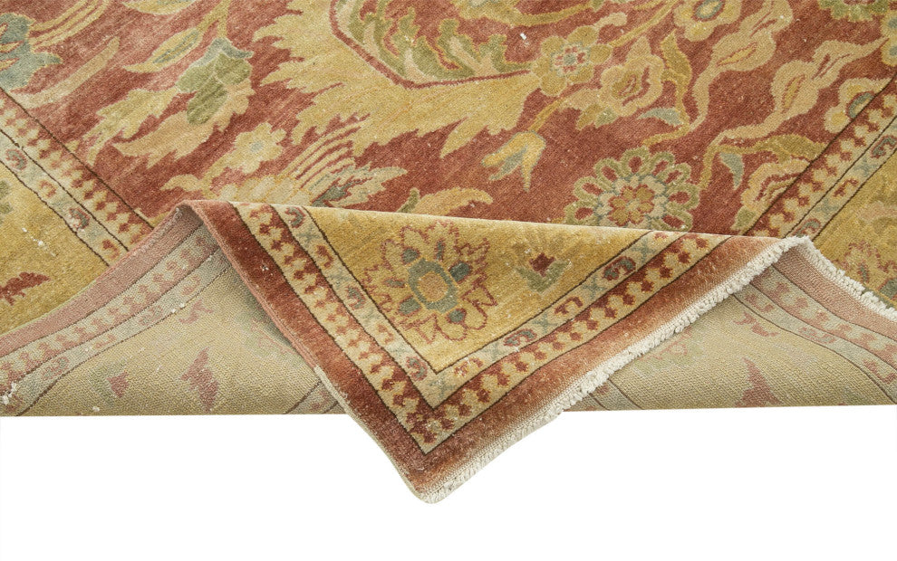 Rug N Carpet - Hand-Knotted Oriental 8' 2" x 9' 9" Pastel Oushak Area Rug