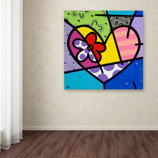 Roberto Rafael 'Big Heart III' Canvas Art