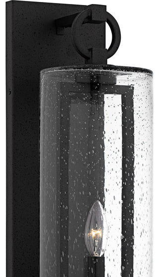 Quoizel RDN8406 Redan 22" Tall Outdoor Wall Sconce - Stone Black