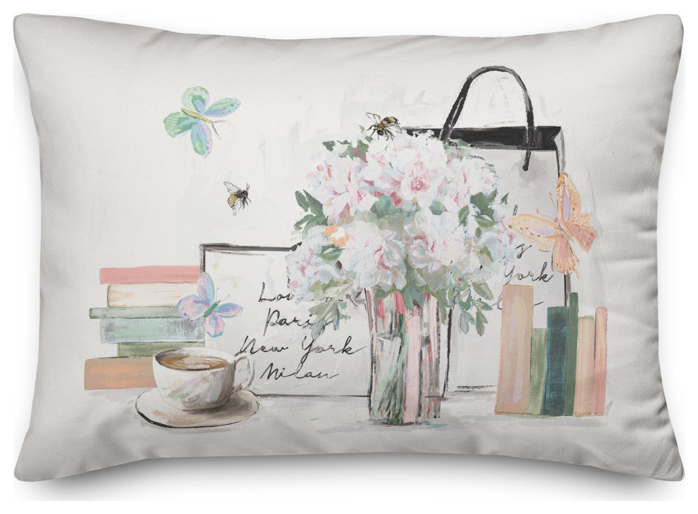 Fashion Still Life 14"x20" Spun Poly Pillow