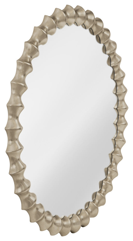 Max Wall Mirror Antique Silver