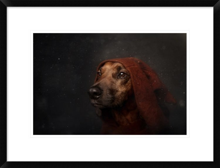 "The Night-Watchman" Framed Digital Print by Heike Willers, 26"x20"