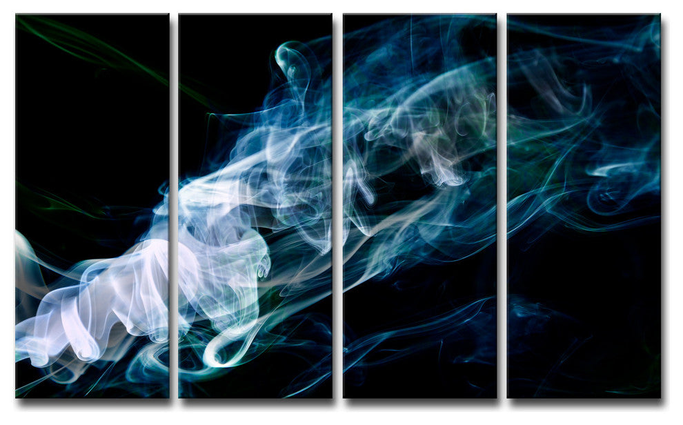 Ready2HangArt 'Glitzy Mist XXIX' by Tristan Scott, 24"x48", 4 Piece Set