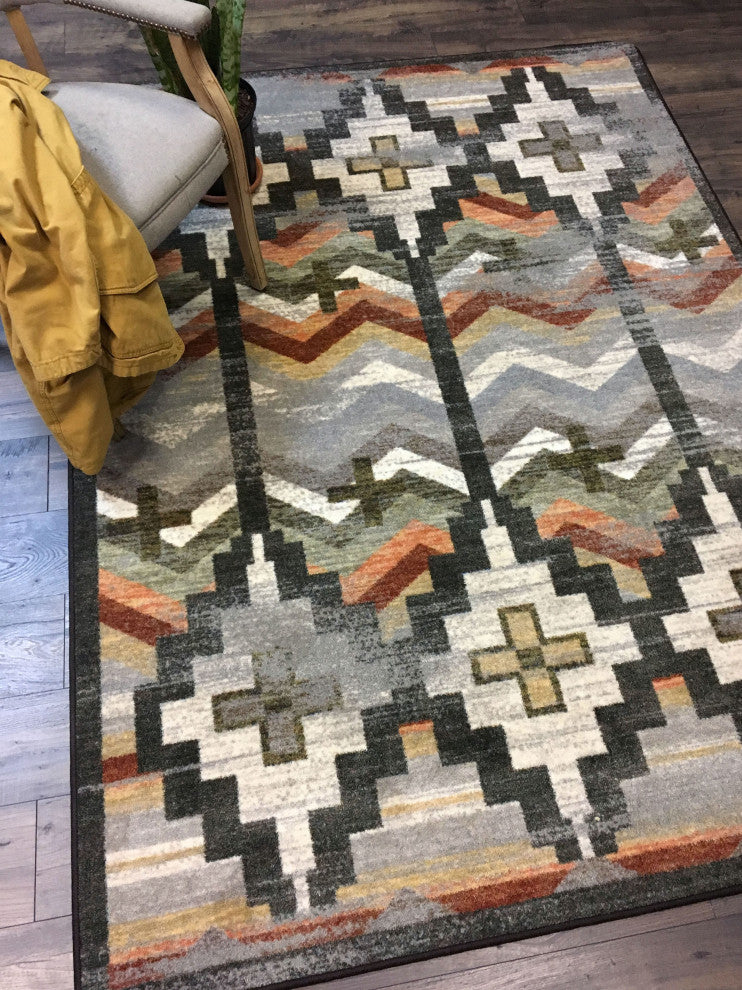 Shake Your Shawl, Green, 4'x5'