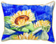 Betsy Drake Gold Rising Sunflower Extra Large Pillow 20x24