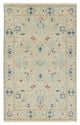 Jaipur Living Hacci Hand-Knotted Floral Cream/ Blue Area Rug, 10'x14'