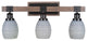 Tacoma 3-Light Bath Bar, Gray Matrix