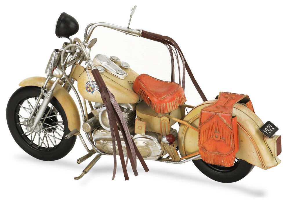 Ready To Rock Motorcycle, Yellow