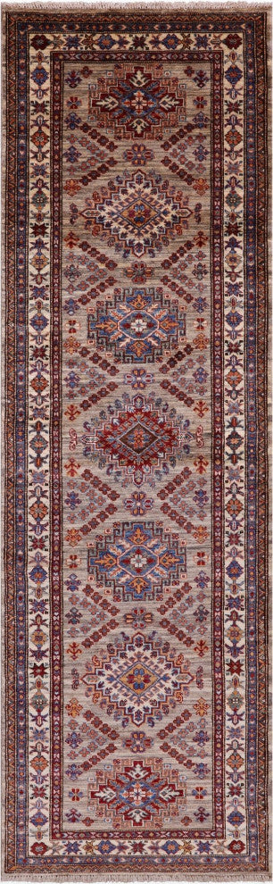 Runner Handmade Super Kazak Rug 2' 9" X 9' 3" - Q12349