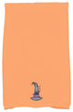 Cat Behind the Hat 18"x30" Orange Halloween Hand Towel