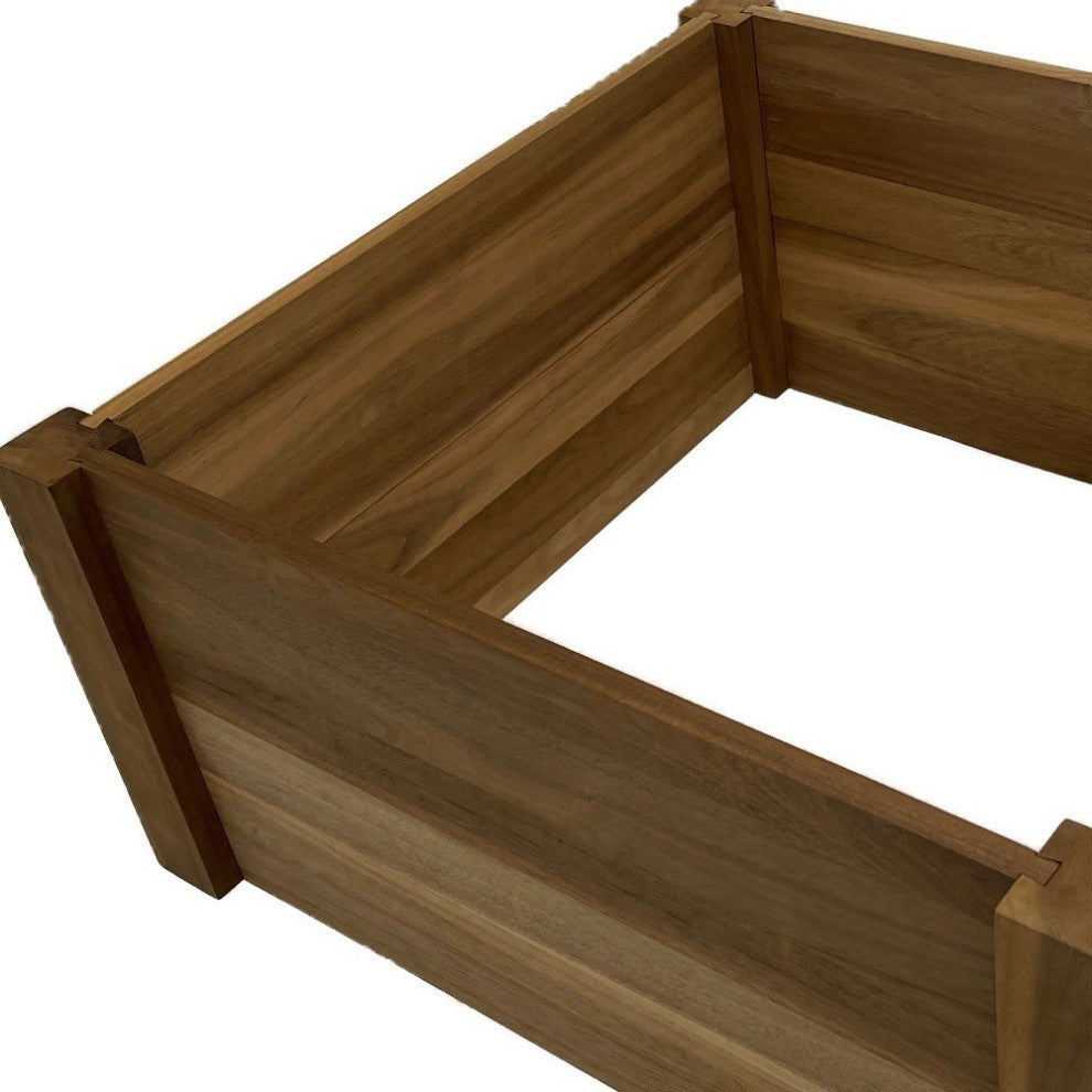 24" Premium High Hardwood Vegetable and Flower Bed
