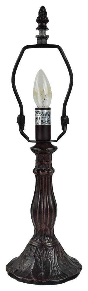Tiffany Style Dragonflies Mini Table Lamp, 15" Tall