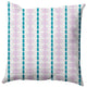 Watercolor Stripe Decorative Throw Pillow, Purple-Blue, 26"x26"